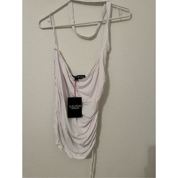 AALIYAH x REVOLVE Rock the Boat Top in White NEW NWT - Picture 2 of 6